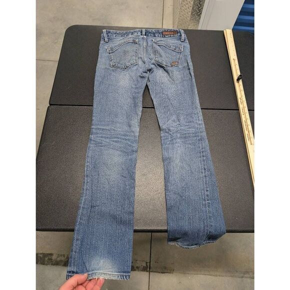 Express Stella Barely Boot Jeans - Light Faded Wash Women's Size 0 - Picture 3 of 8